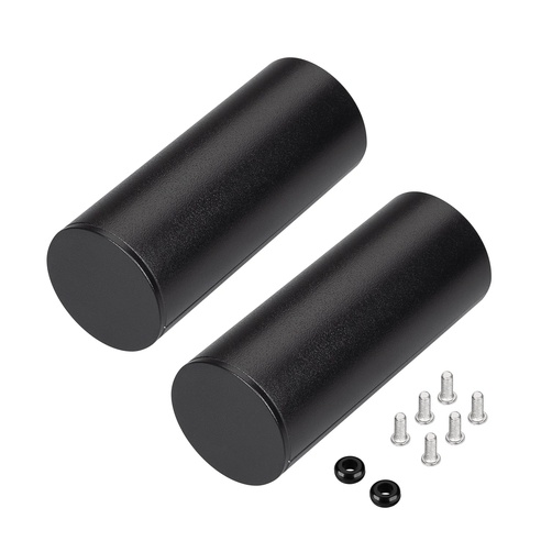 Заглушка ROUND-D36-360 BLACK с отверстием (Arlight, Металл)