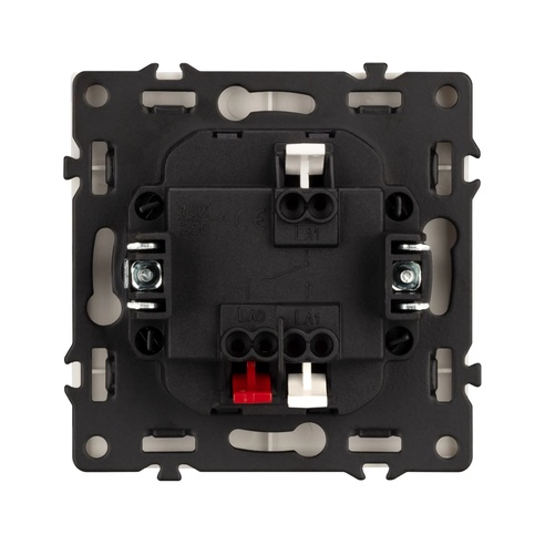 Механизм звонкового выключателя LED SWT-NOBE-MKR1-SFPL-L-WH (230V, 10A) (Arlight, Белый кварц)