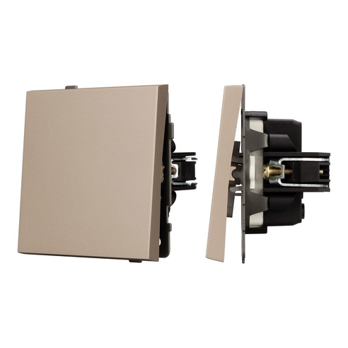 Механизм звонкового выключателя SWT-TENDO-MKR1-PL-GD (230V, 10A) (Arlight, -)