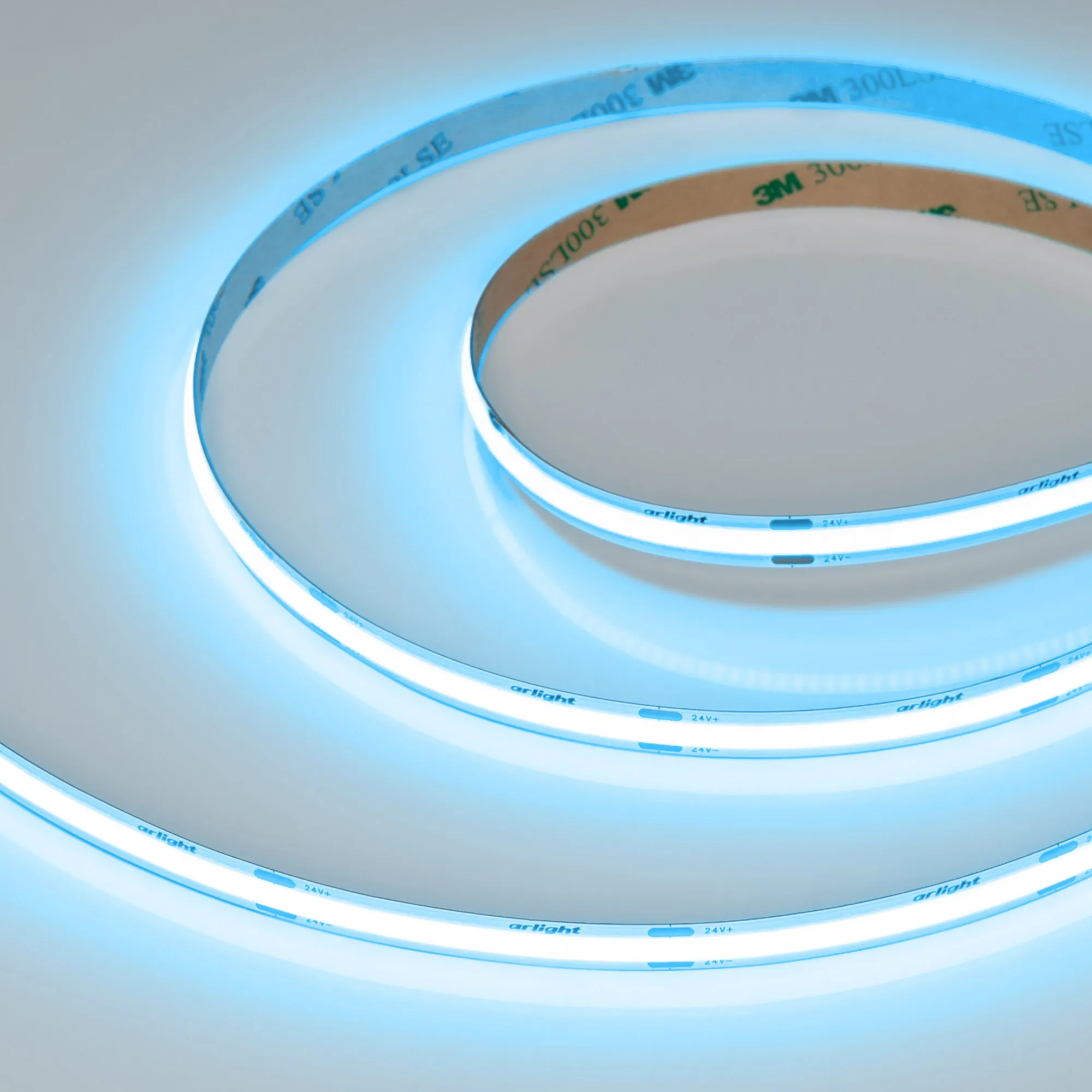 Лента светодиодная COB-X480-8mm 24V Sky Blue (8 W/m, IP20, 5m) (Arlight, -) - изображение товара