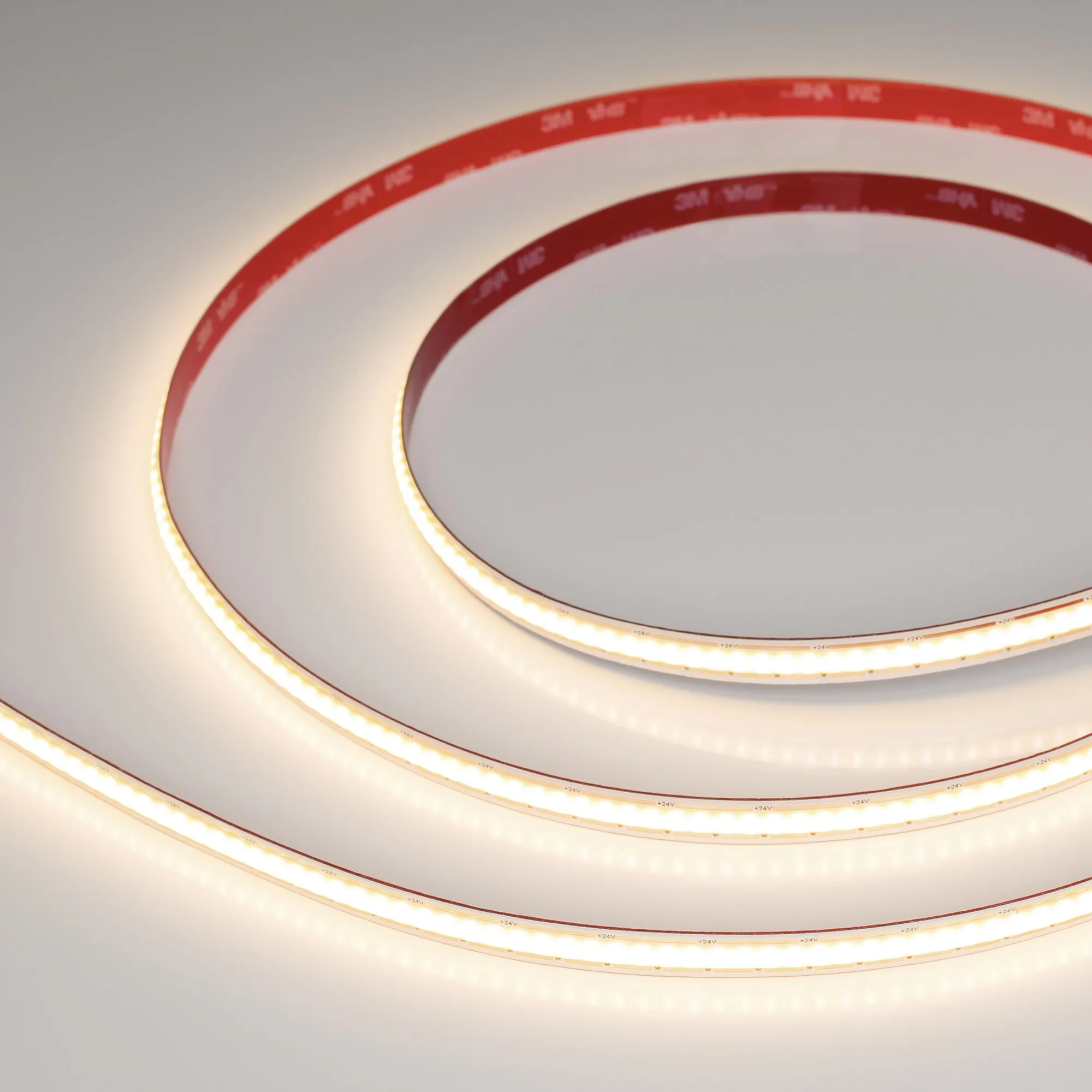 Лента светодиодная COB-X480-10mm 24V Warm3000 (10 W/m, IP20, 5m, FreeCut) (Arlight, Свободная резка) - изображение товара