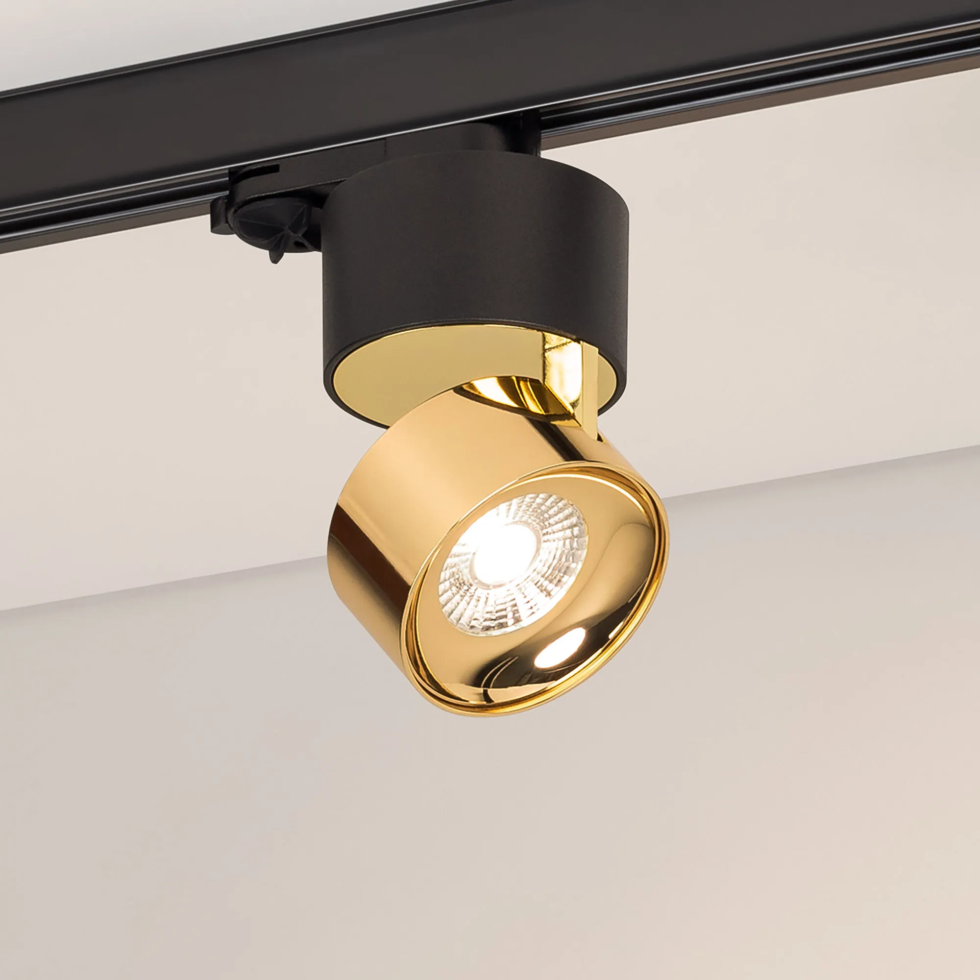 Светильник SP-PLURIO-TRACK-4TR-R77-9W Day4000 (BK-BRS, 36 deg, 230V) (Arlight, IP20 Металл, 3 года)