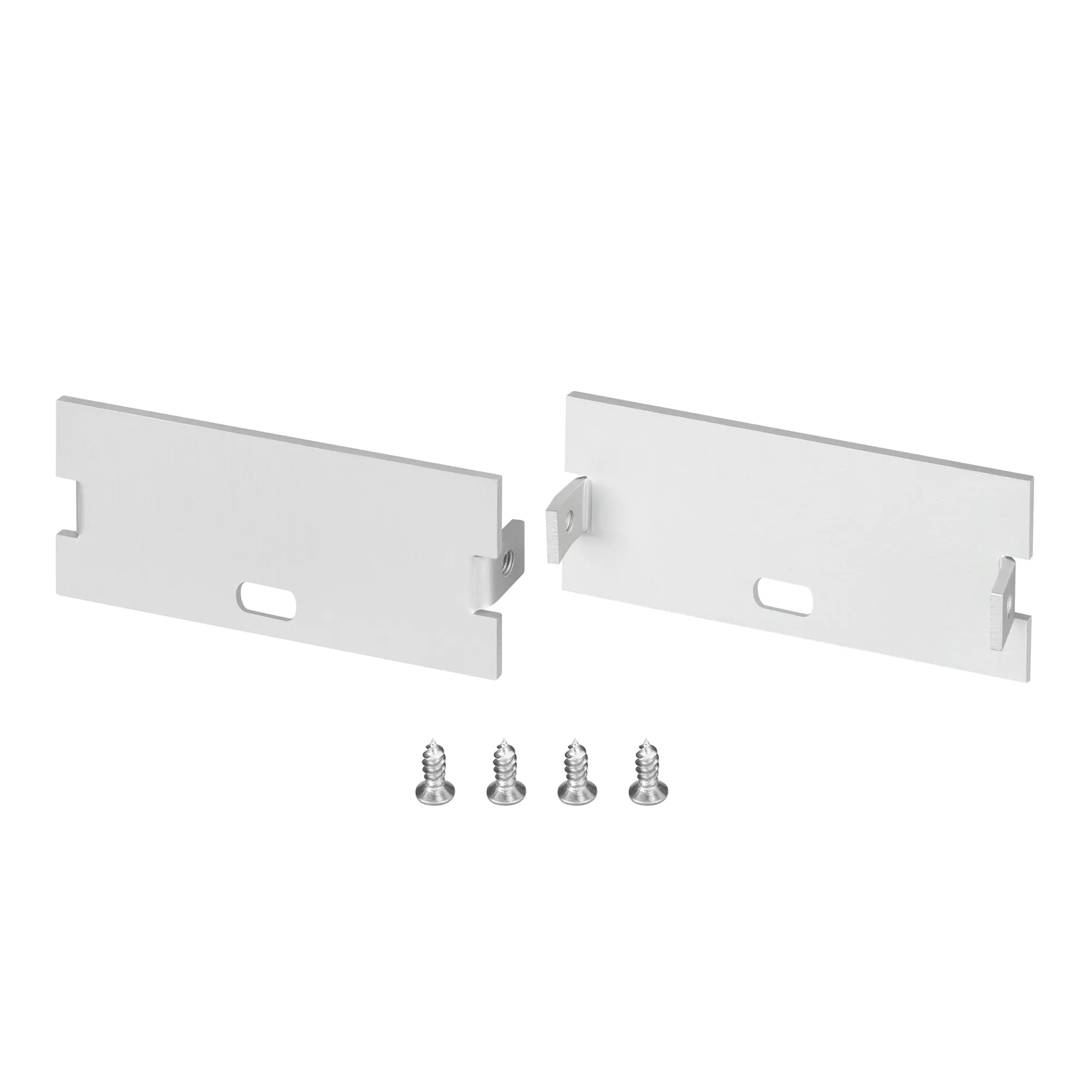 Заглушка FLOOR60 с отверстием (Arlight, Алюминий) - изображение товара