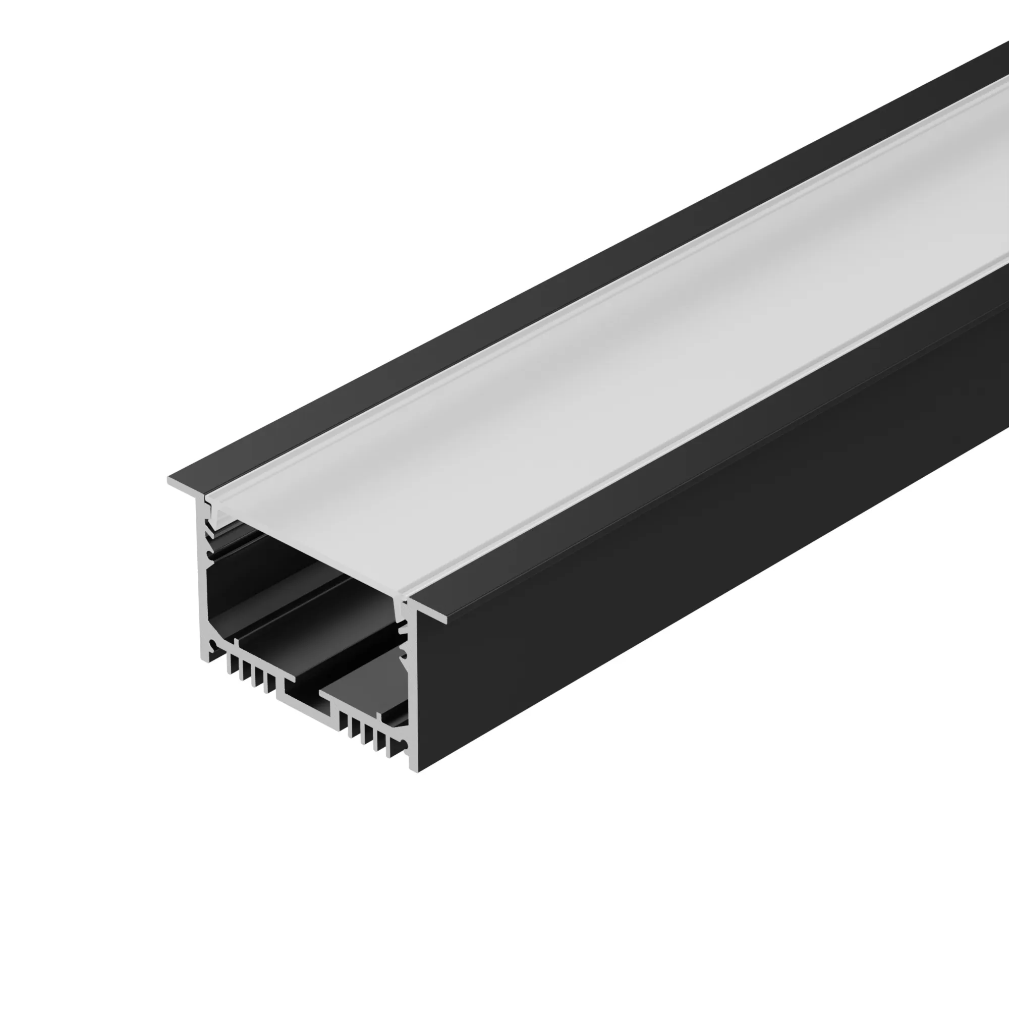 Профиль SL-LINIA62-F-2000 BLACK (BY) (Arlight, Алюминий) - изображение товара